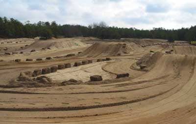 Photo 1. View of motocross track, NJ FACE Project.