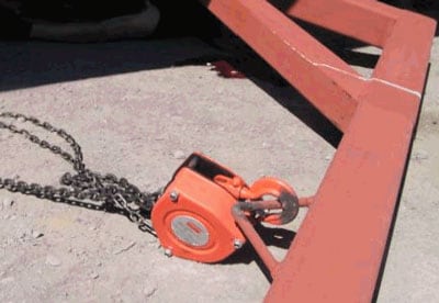 manual chain pulley