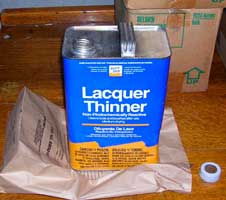 Figure 5. Flammable lacquer thinner used by victim to soften glue.