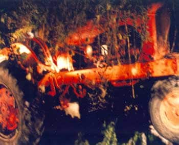 Figure 1. Side view of Allis Chalmers WD45 after the incident.