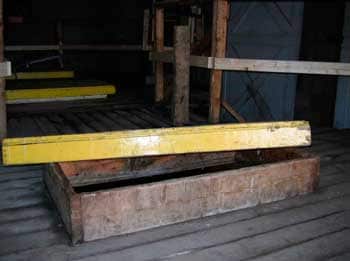 Figure 5. Example of tank opening and wood cover.