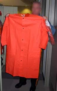Photo 2. Raincoat identical to the one worn by the victim.
