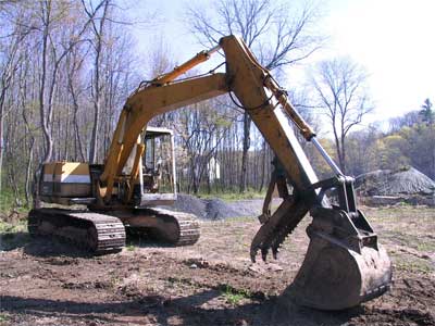 Photo 1. The hydraulic excavator that was involved in the incident.