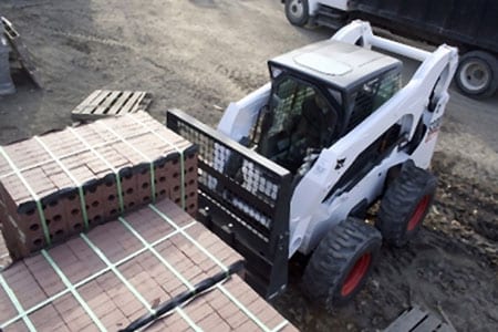 Skid-steer loader similar to the one involved in the incident.