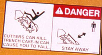 illustrated safety placard