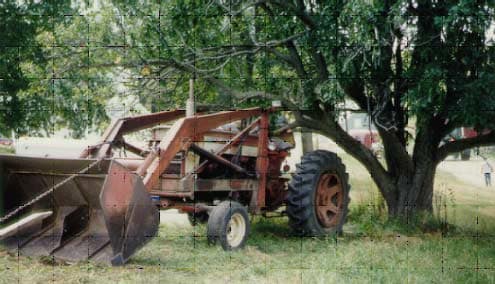 photo of the tractor