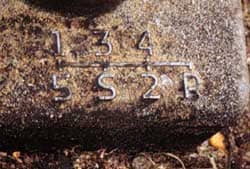 Transmission positions plate.