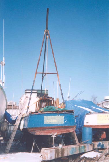 Fishing vessel involved in the incident. (Incident #2)