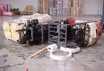 Forklift used the day of the incident