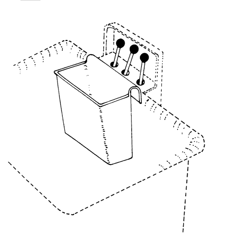 drawing of the tool basket as originally installed