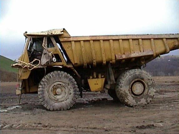 Truck involved in the incident