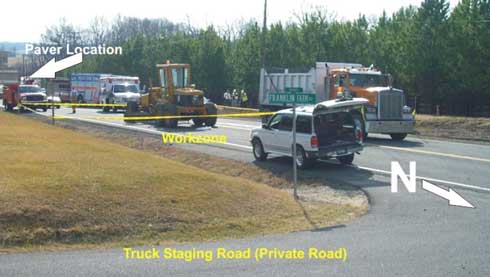 Workzone layout