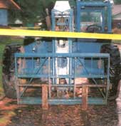 Forklift used on the day of the incident to lift personnel.