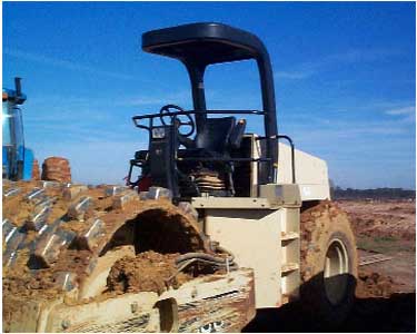 Compactor involved in the incident.