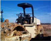 Compactor involved in the incident.