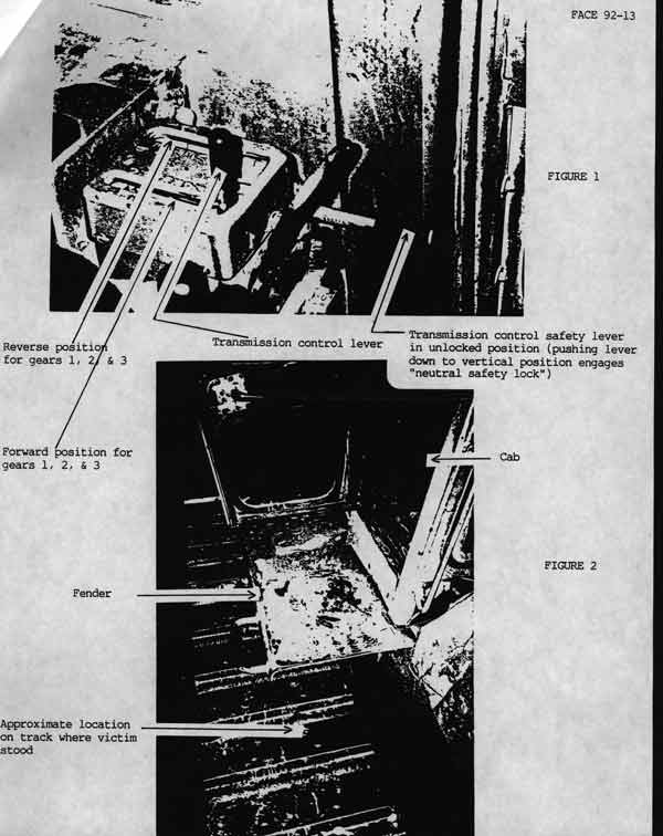 Bulldozer controls.