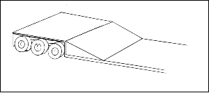 Transporter deck after modification.