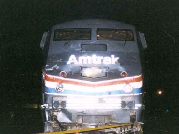 Amtrack Train Involved in This Incident