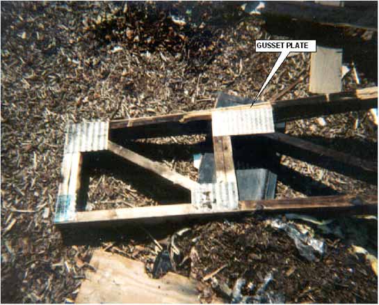 Photo 2. Lightweight wooden parallel-chord truss