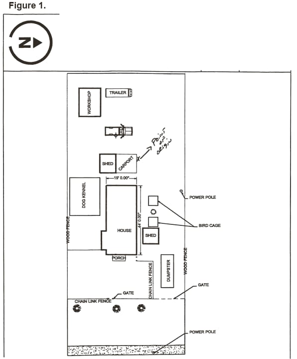 Figure 1. Diagram of the residential structure