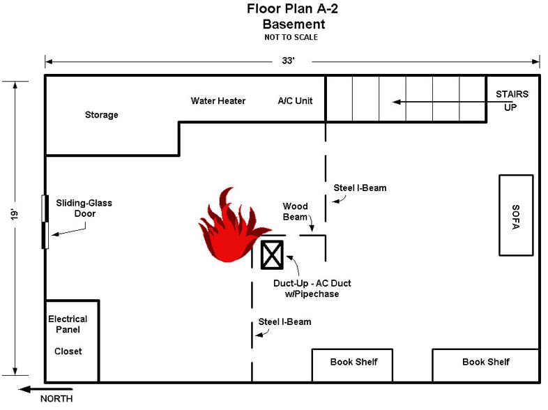 floor plan A-2 basement