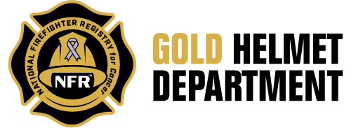 NFR logo with the words Gold Helmet Department to the right
