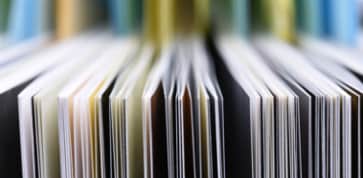 An image of publications stacked vertically