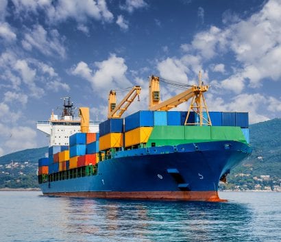 Image of a container vessel. Photo by: @ilfede iStock/Getty Images Plus