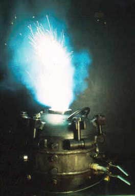 Ignition tests were conducted in a 20 liter chamber that contained the explosions.