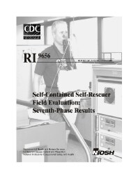 Image of publication Self-Contained Self-Rescuer Field Evaluation: Seventh-Phase Results