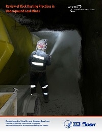 Cover image for Review of Rock Dusting Practices in Underground Coal Mines