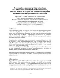 Image of publication A Comparison Between Ignition Behaviours of 7 Different UK and World-Traded Coals in Air, and in a Mixture of Oxygen and Carbon Dioxide Gases Representative of Oxy-Combustion Conditions