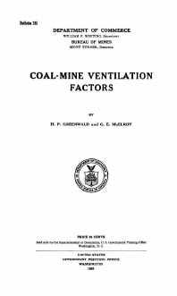Image of publication Coal-Mine Ventilation Factors