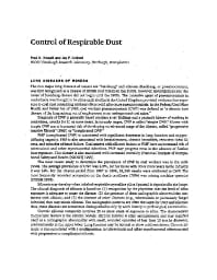 Image of publication Control of Respirable Dust
