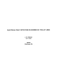 Image of publication Electrical Fault Detection on Downed DC Trolley Lines