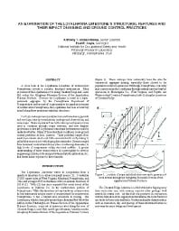 Image of publication An Examination of the Loyalhanna Limestone's Structural Features and their Impact on Mining and Ground Control Practices