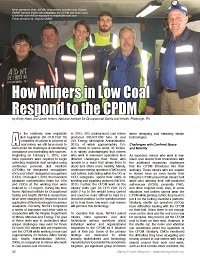First page of How Miners in Low Coal Respond to the CPDM