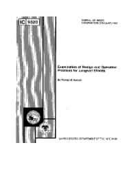 Image of publication Examination of Design and Operation Practices for Longwall Shields