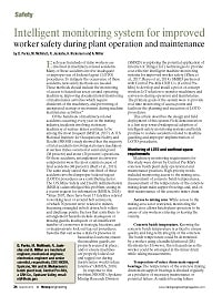 First page of Intelligent Monitoring System for Improved Worker Safety During Plant Operation and Maintenance