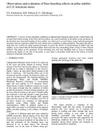 Image of publication Observations and Evaluation of Floor Benching Effects on Pillar Stability in U.S. Limestone Mines