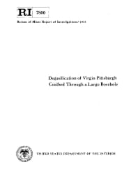 Image of publication Degasification of Virgin Pittsburgh Coalbed through a Large Borehole
