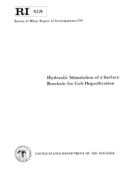 Image of publication Hydraulic Stimulation of a Surface Borehole for Gob Degasification