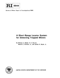 Image of publication A Short-Range Locator System for Detecting Trapped Miners