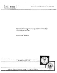 Image of publication Rotary Drilling Techniques Used in the Beckley Coalbed