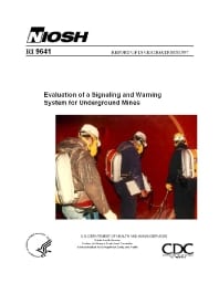 Image of publication Evaluation of a Signaling and Warning System for Underground Mines