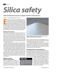 Cover image for Silica Safety: Understanding Dust Sources to Support Healthier Work Practices