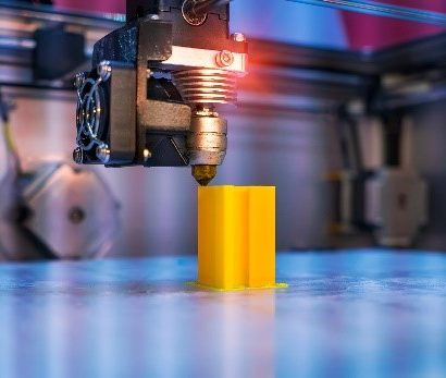 3-D printing with yellow colored filament