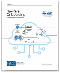 Cover of the NSSP BioSense Program New Site Onboarding Guide