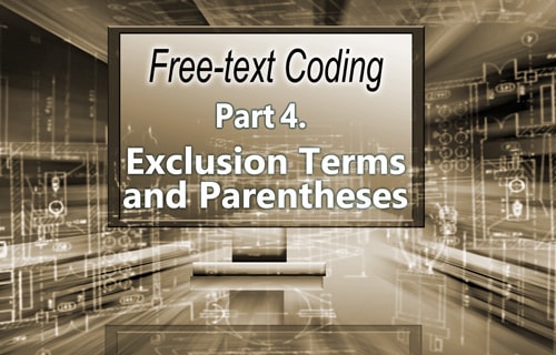 Exclusion Terms and Parentheses