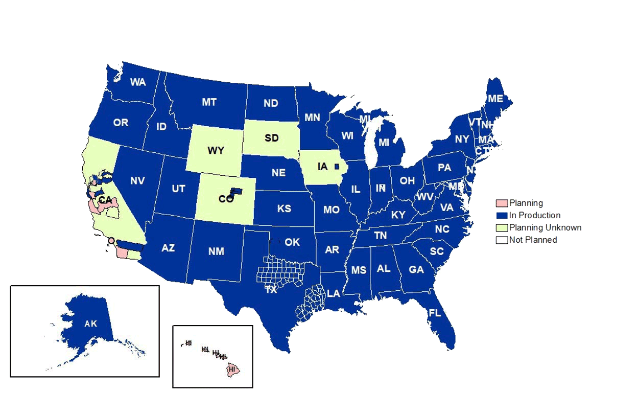 NSSP Participation Map